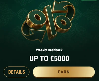 Weekly cashback up to €5000, Richard