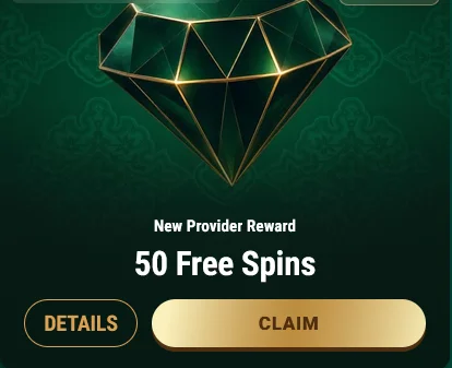 50 free spins new provider reward