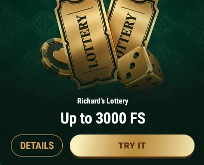 Richard's Lottery, up to 3000 FS